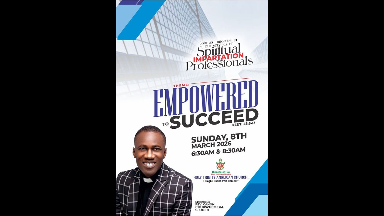 SUNDAY 8TH MARCH, 2026; LENT 3 | SPIRITUAL IMPARTATION SERVICE FOR ALL PROFESSIONALS | FIRST SERVICE