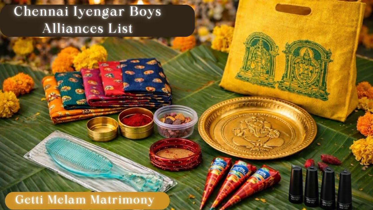 Chennai Iyengar Boys Alliances List | Getti Melam Video 39 - Ayyangar Kitchen Matrimony