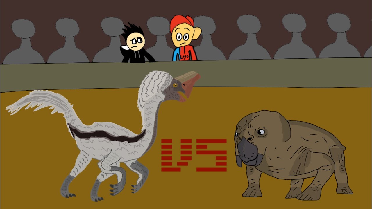 Lystrosaurus vs. Oviraptor Extended scene