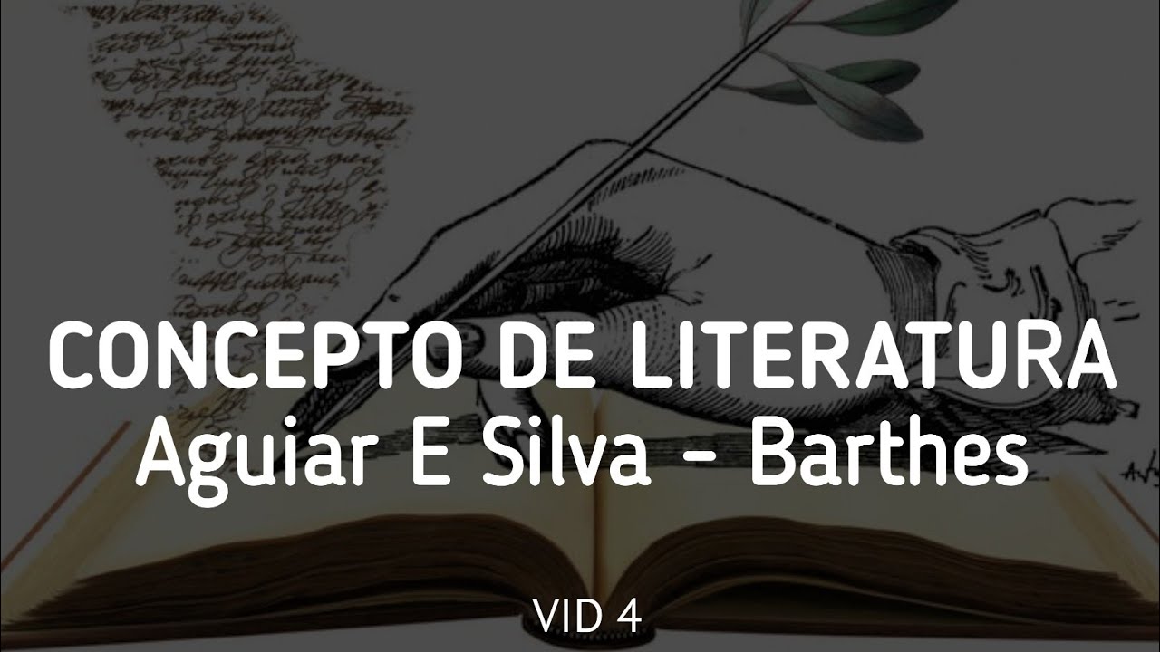 CONCEPTO DE LITERATURA - Vitor Manuel Aguiar E Silva y Ronald Barthes