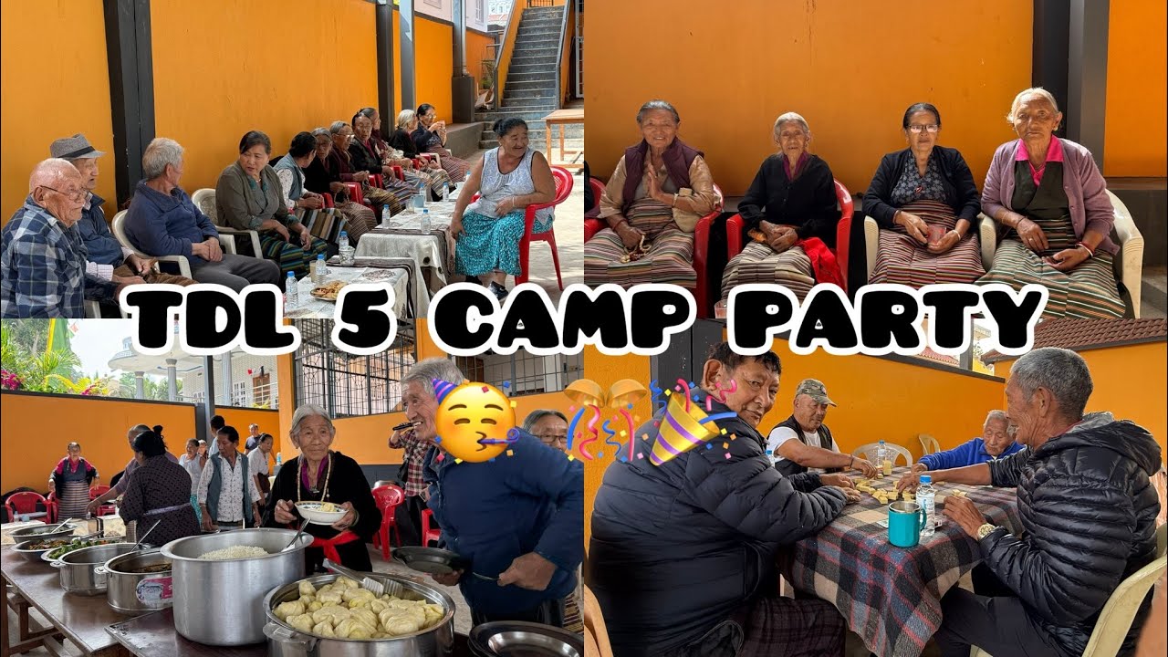 TDL CAMP 5 SENIOR CITIZEN PARTY || AGE IS JUST A NUMBER#tibetanvlog#tibetan#tibetandance