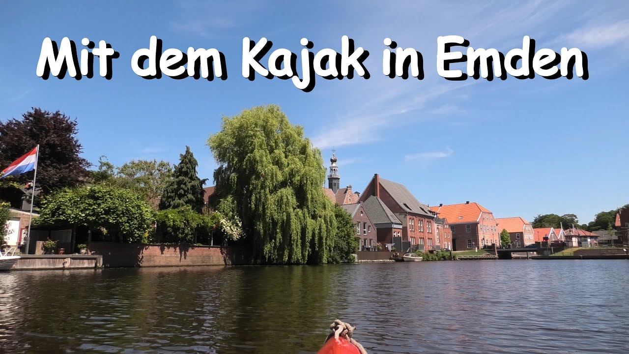 Mit dem Kajak in Emden