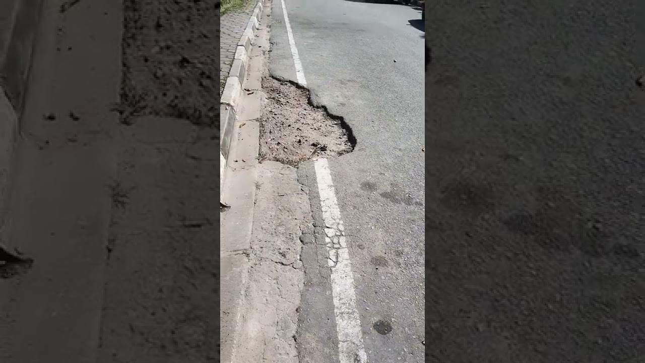 teknik awal retak jalan aspal menjadi lubang yang besar😃🌐‼️‼️