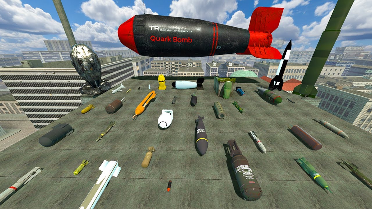Testing the Most Powerful Nuclear Bombs in a City | GMod
