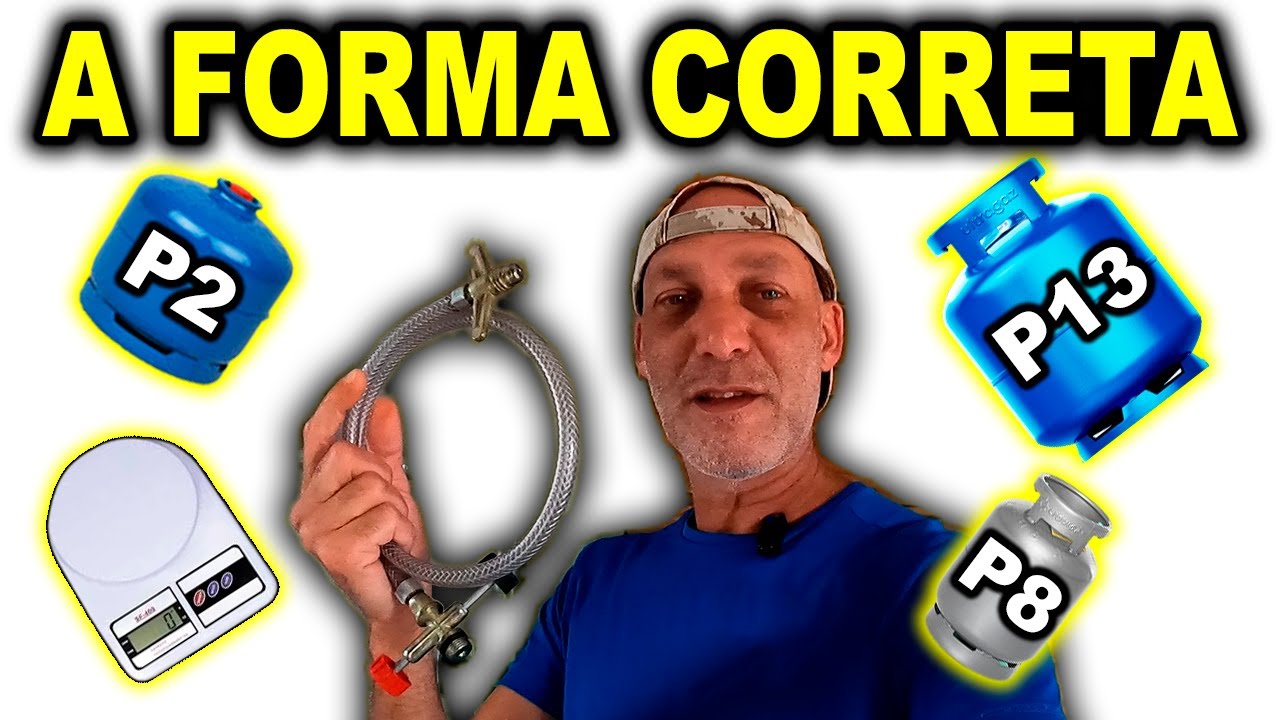 COMO TRANSFERIR GAS DO P13 PARA P2 COM SEGURANÇA