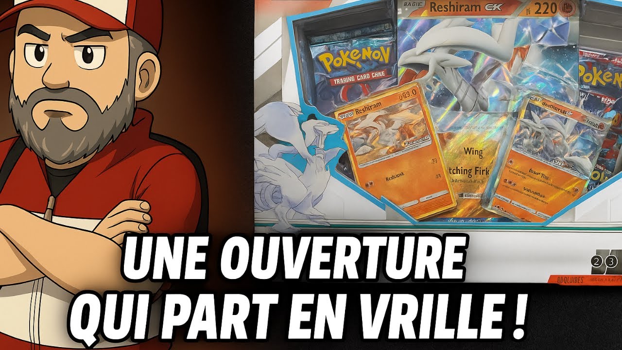 Ouverture Coffret Reshiram Ex, ça part en vrille !