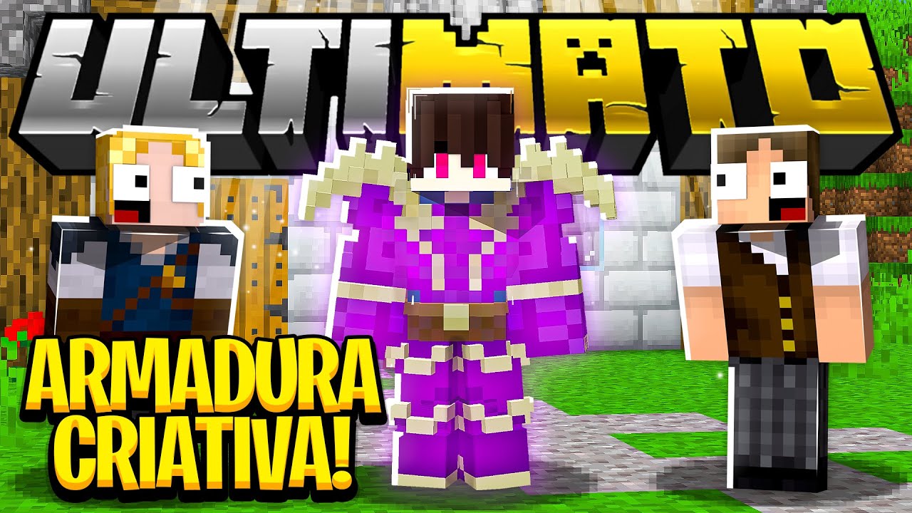 ARMADURA OVERPOWER COM CAMPO DE FORÇA!!! Minecraft Ultimato #22