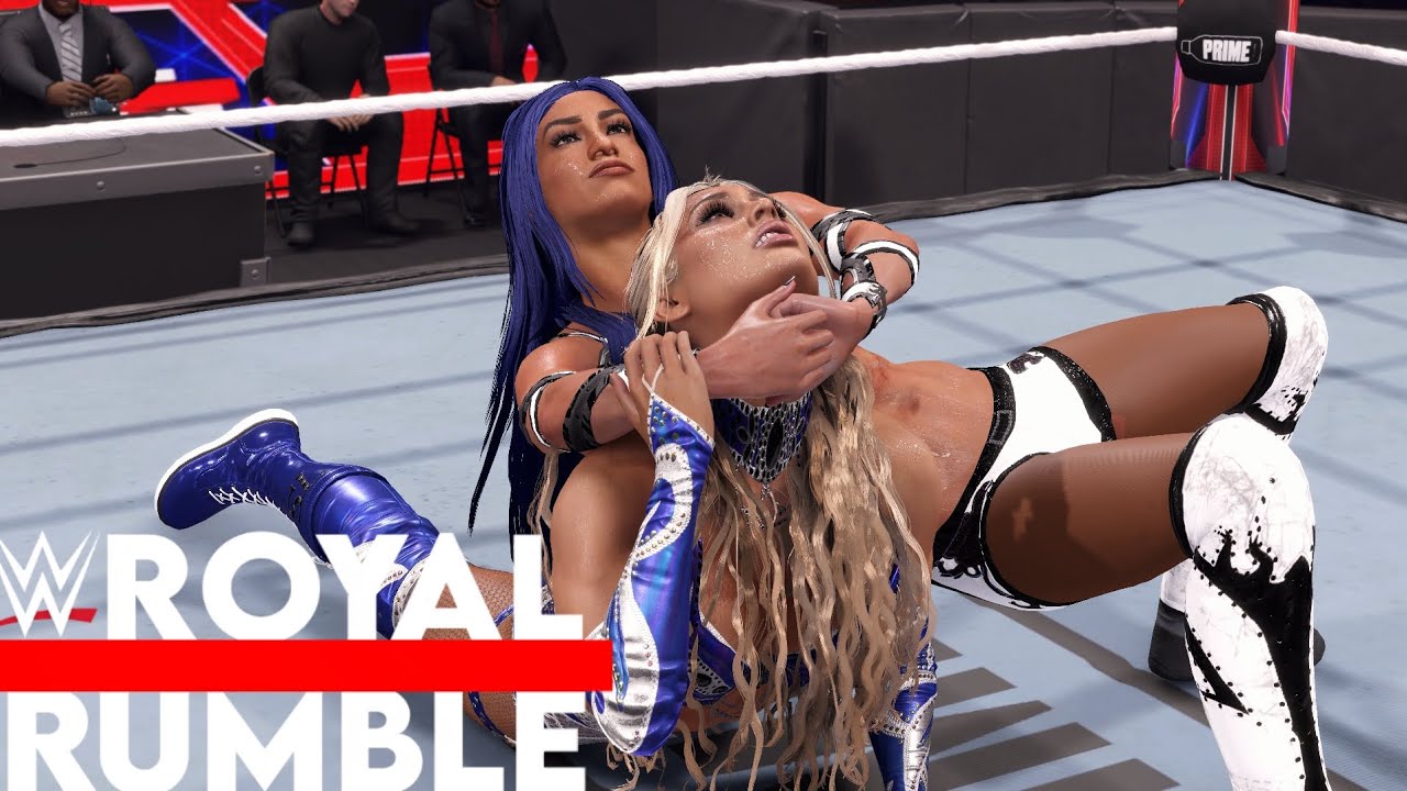 WWE2K25 Sasha Banks vs Tiffany (womens title match) ROYAL RUMBLE 
