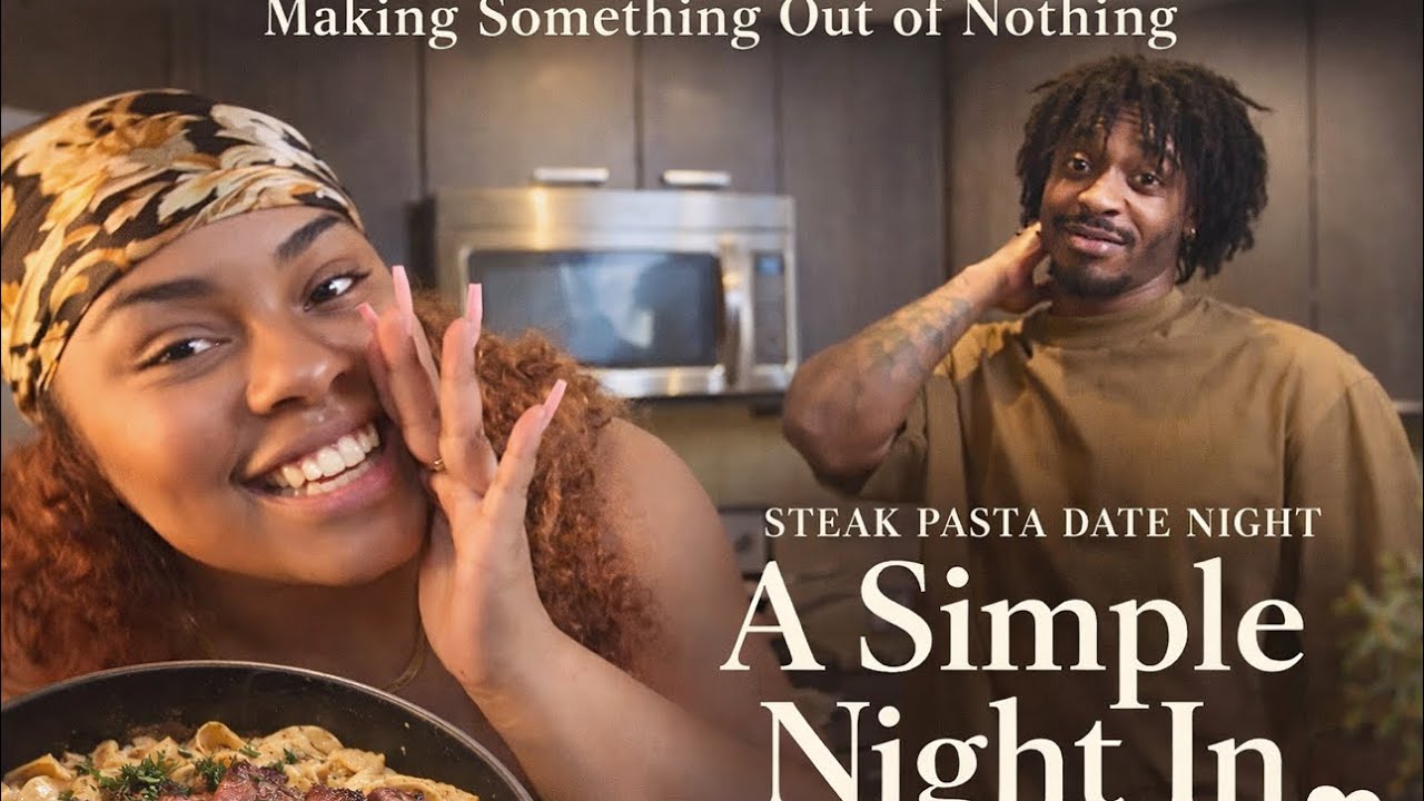 Something out of nothing no fancy plans, just real love, good food, and cozy vibes. 