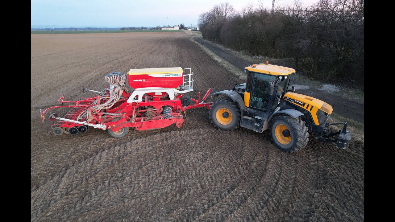 JCB Fastrac 4220 & Pöttinger Terrasem C4 | Jarní setí  |  ZP Červenka | 2025