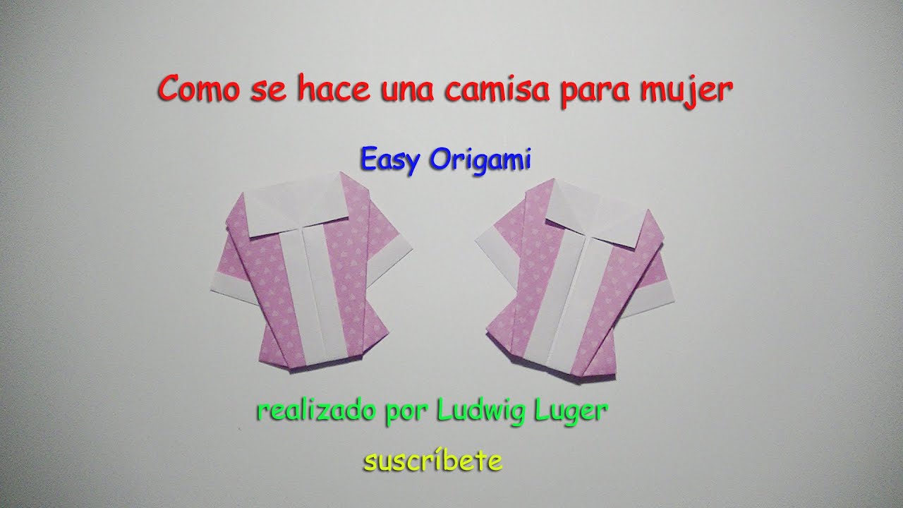 como se hace una camisa origami para mujer_blusa origami