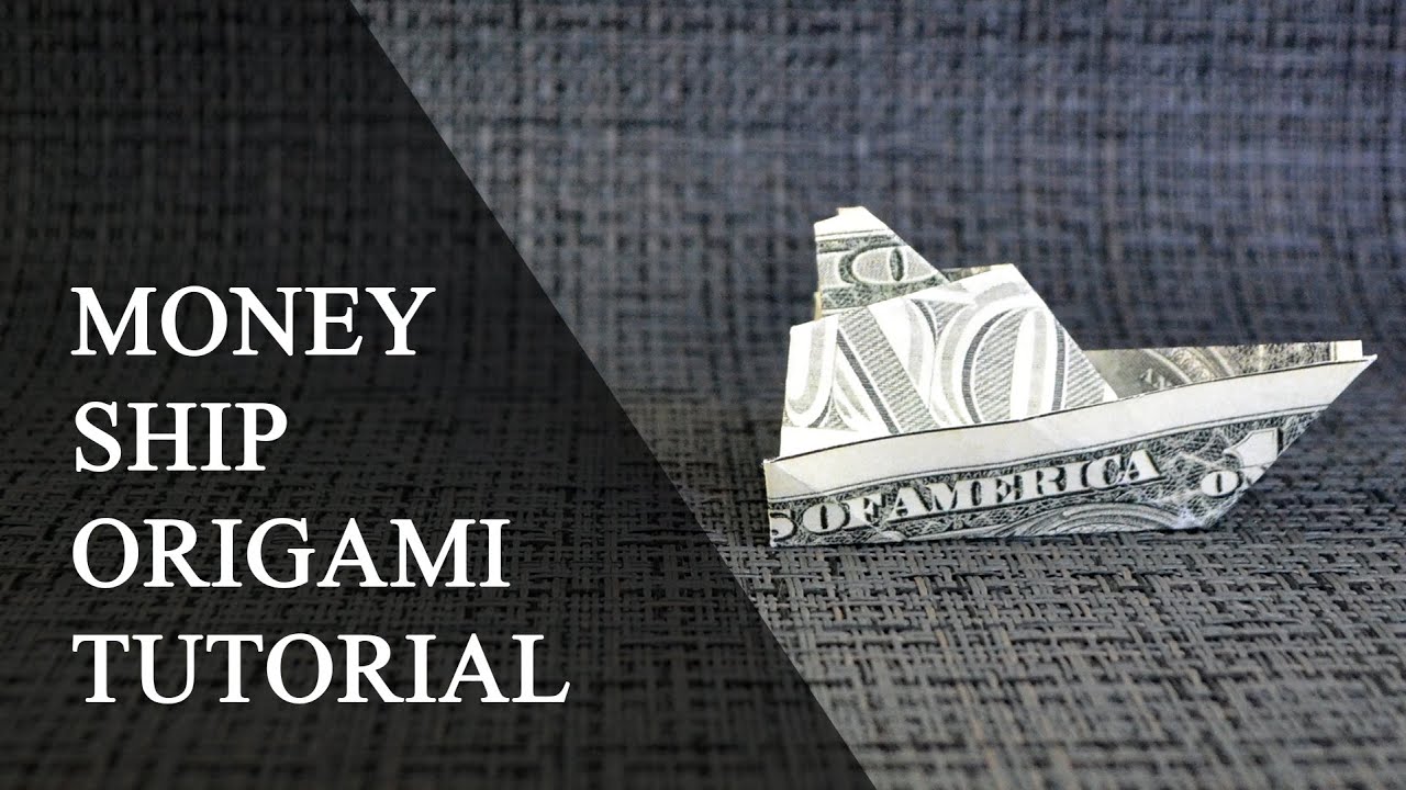 My MONEY SHIP | Dollar Origami Boat | Tutorial DIY by NProkuda