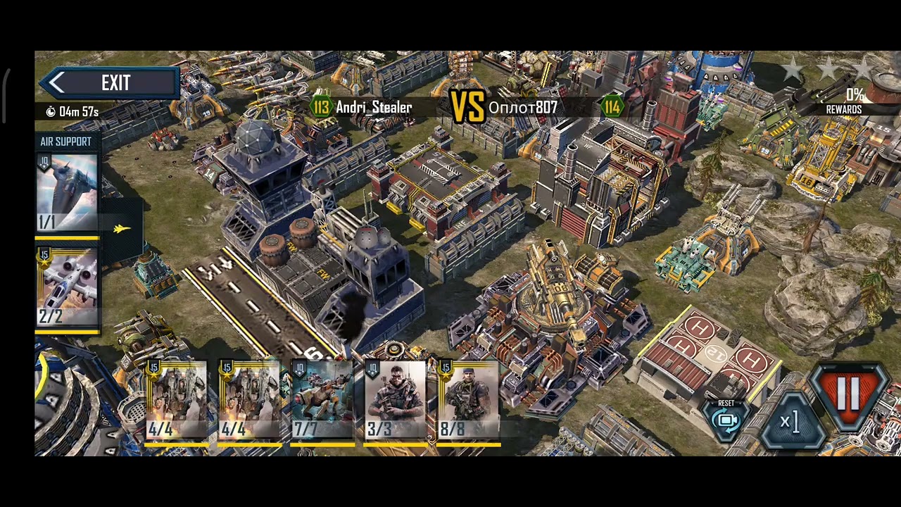 War Commander Rogue Assault - Wendigo & Jackalope on fire..