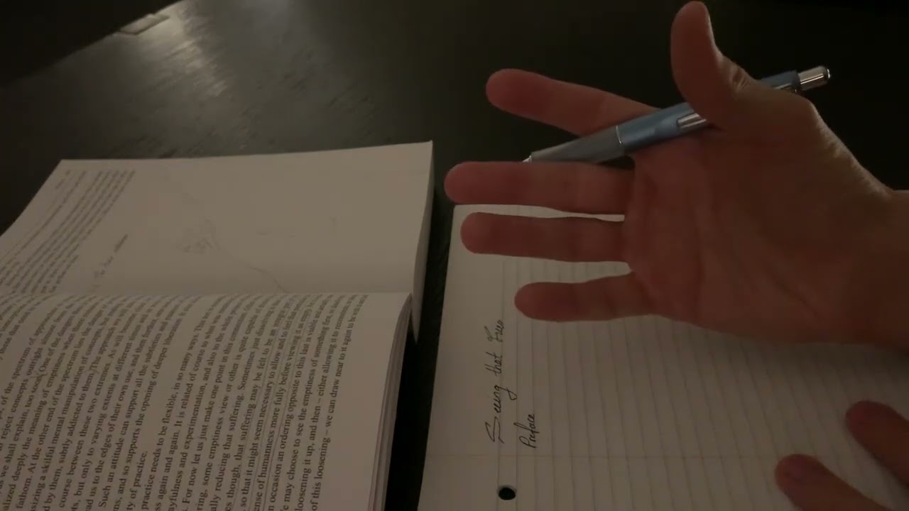 ASMR Reading and Note taking. Whispering.