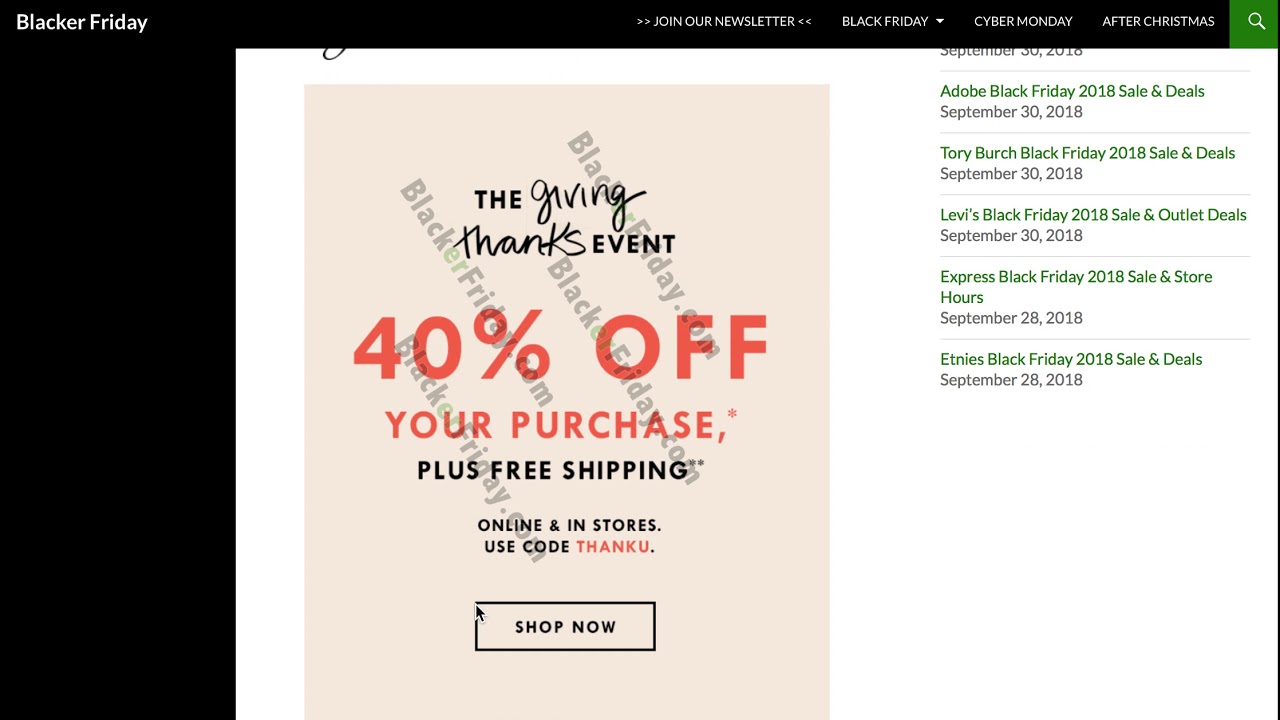 J.Crew Black Friday 2018 Sale Predictions