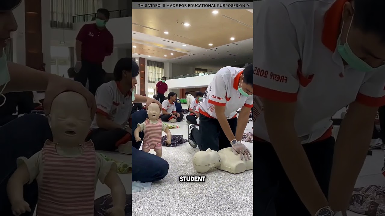 Его друг проверил его во время занятий по сердечно-легочной реанимации!