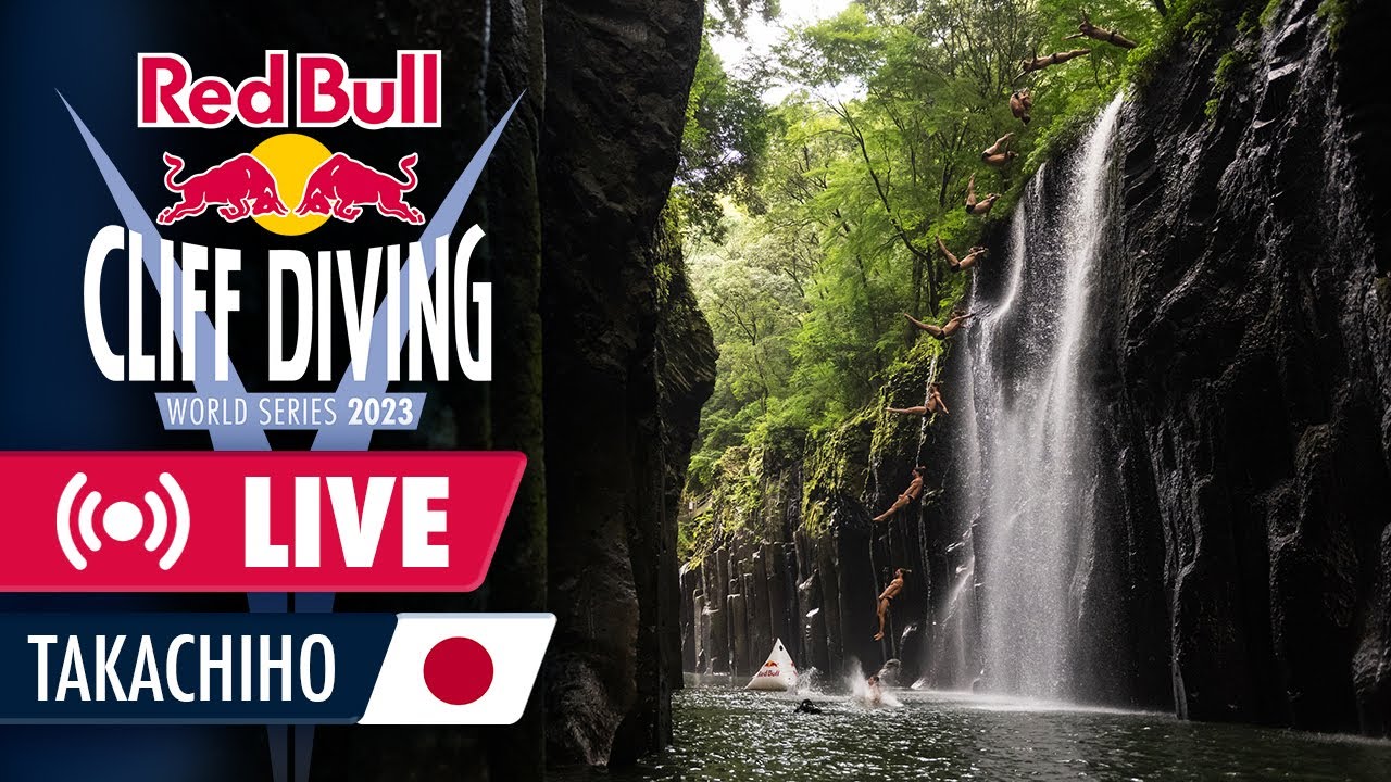 Diving into breathtaking Takachiho Gorge, Japan | Red Bull Cliff Diving World Series 2023