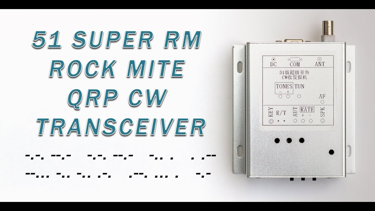51 Super RM Rock Mite QRP CW Transceiver