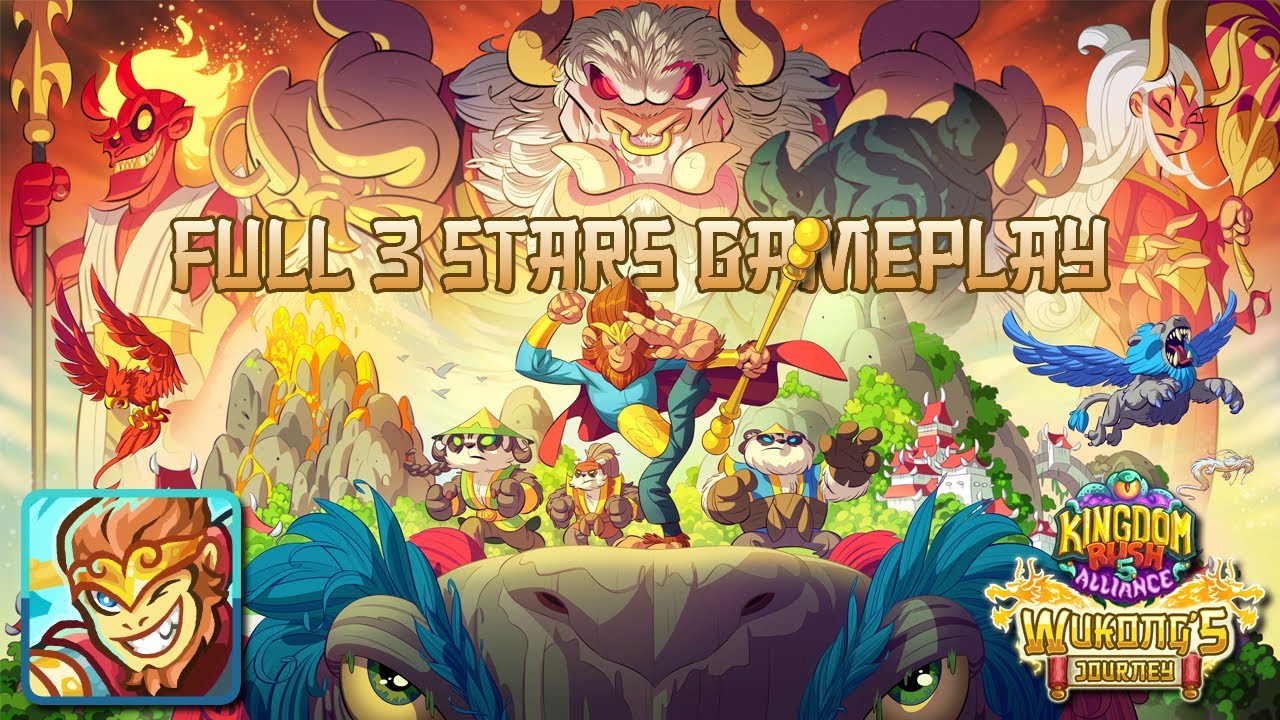 Kingdom Rush 5: Alliance TD - WUKONG's JOURNEY - FULL 3 STARS GAMEPLAY