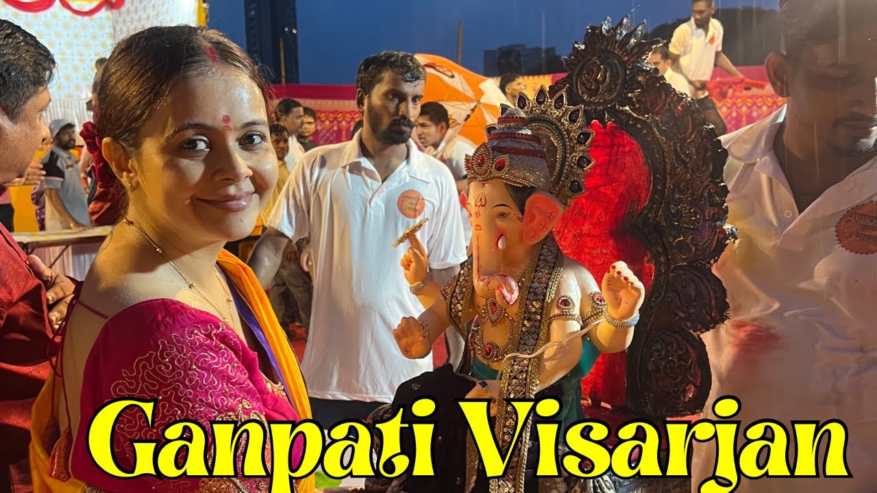 Ganpati Visarjan 2025 🙏✨ | Emotional Farewell + Day 2 Celebrations at Home