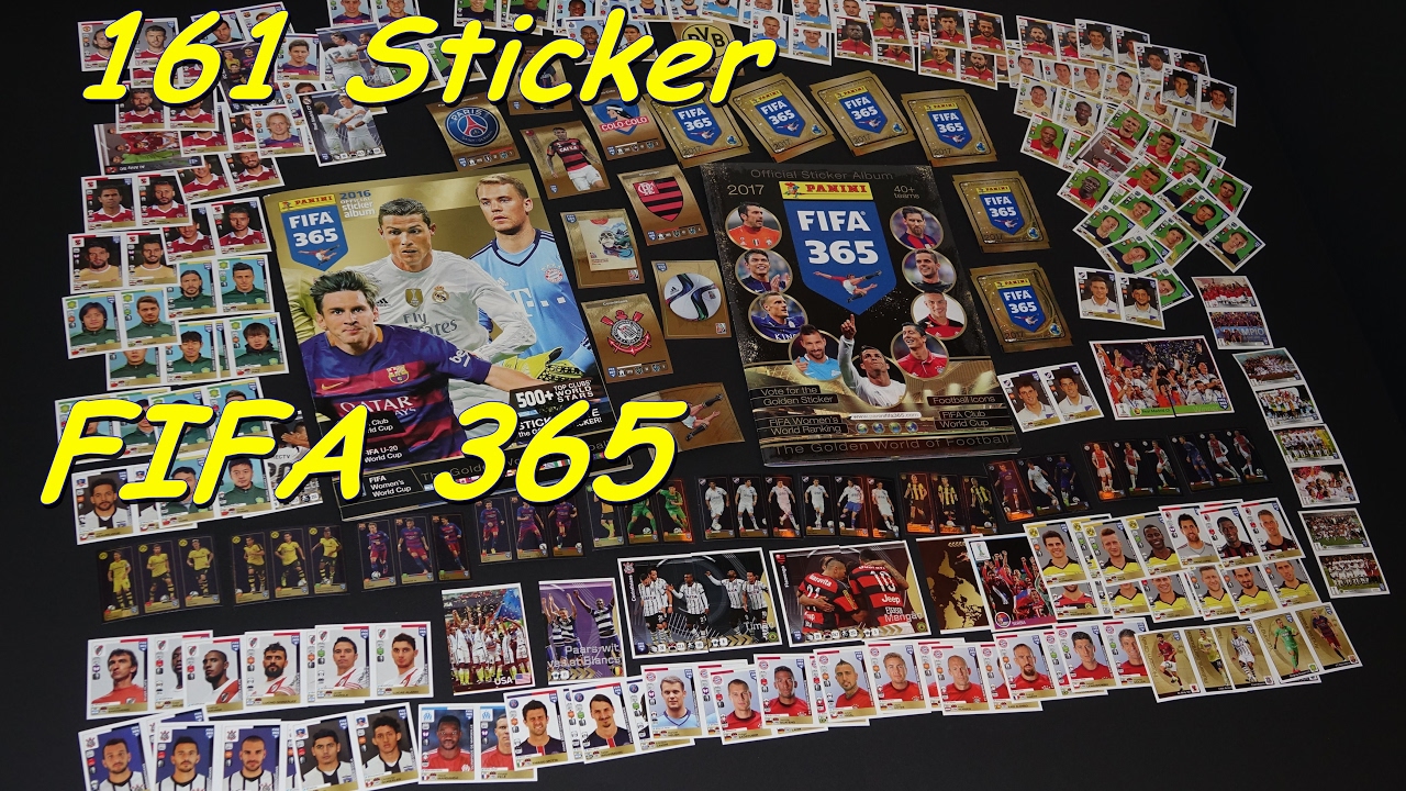 PANINI 161  Sticker for Album FIFA 365 new STICKER 2017 and double Sticker Paninialbum 2016