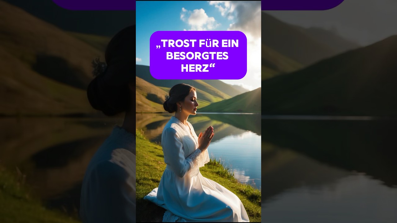 &bdquo;Trost f&uuml;r ein besorgtes Herz &ndash; Gottes Frieden finden&ldquo; #Gebet #Gott #Jesus #Bibel #frohebotschaft