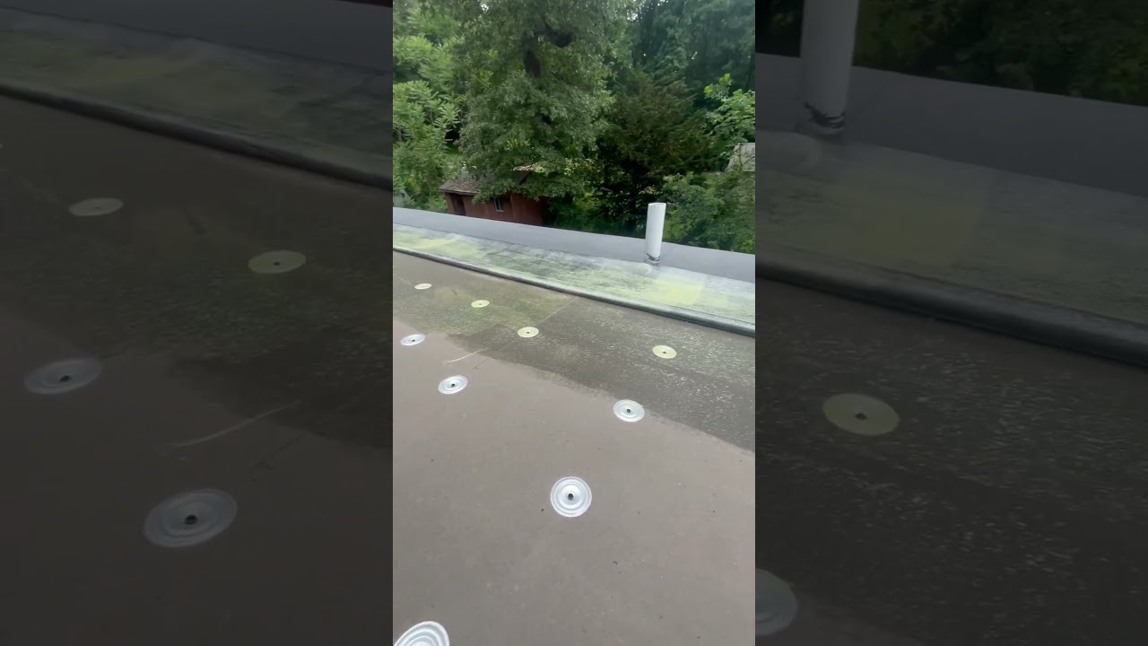 EPDM Rubber Roof Installation #flatroof #roof #roofing
