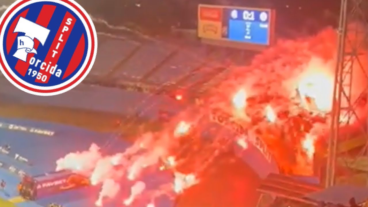 Dinamo - Hajduk 1:1 | Bakljada Torcide na Maksimiru | Procinac 2025