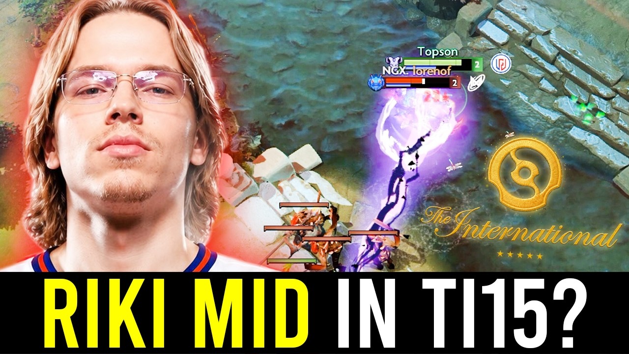 TOPSON: КЛАССИЧЕСКИЙ RIKI НА МИДЕ ПРОТИВ NIGMA GALAXY НА TI15..