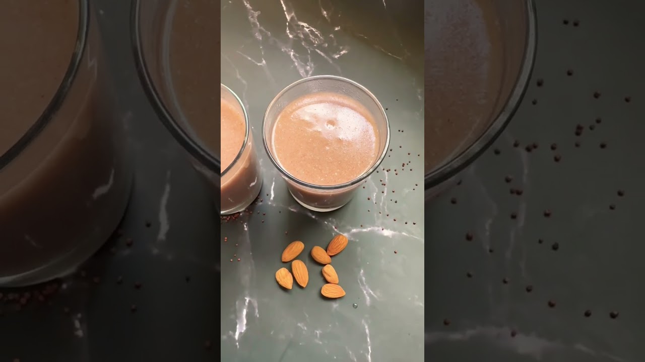 Ragi Malt Porridge | Healthy Drink For Kids #ragimaltrecipe #healthy #ytshorts
