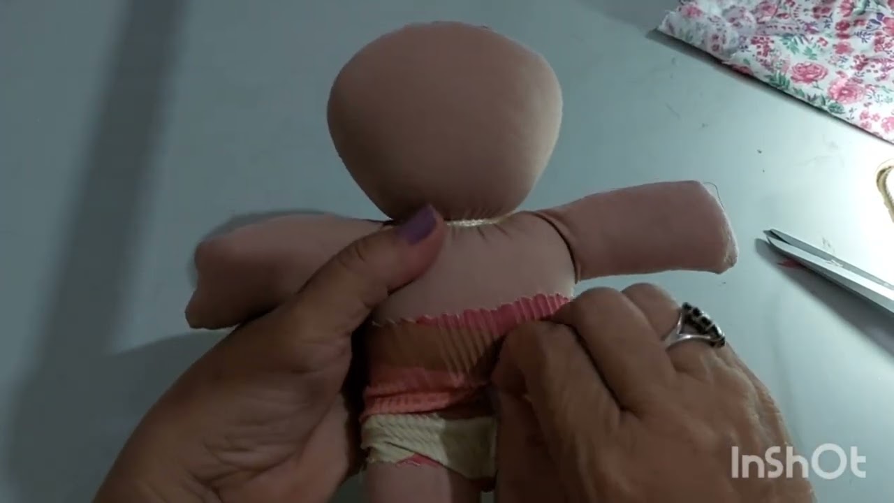 como fazer uma linda boneca de 29 cm.