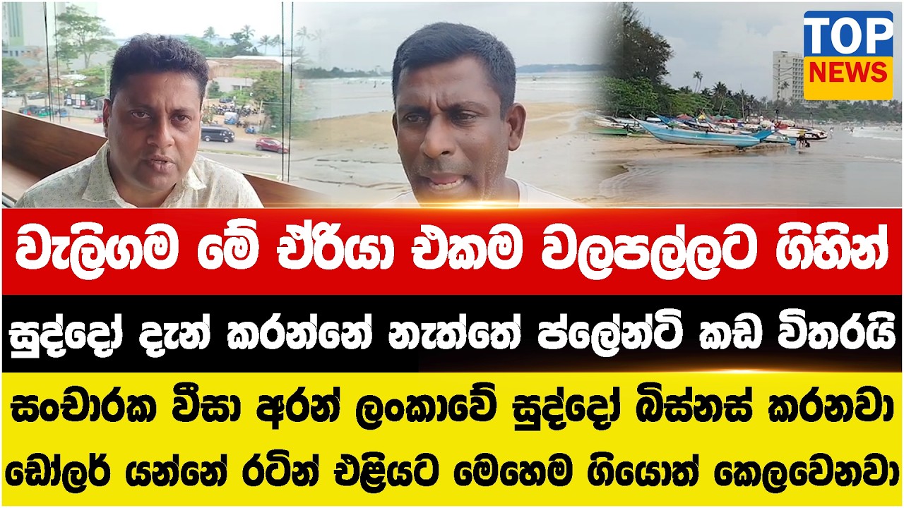 සංචාරක වීසා අරන් සුද්දෝ බිස්නස් කරනවා - කරන්නේ නැත්තේ ප්ලේන්ටි කඩ විතරයි - මෙහෙම ගියොත් කෙලවෙනවා