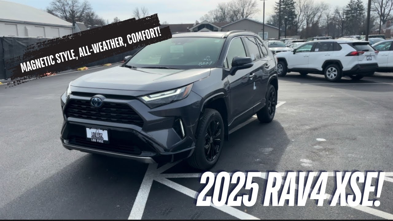 2025 Toyota RAV4 XSE in Magnetic Grey: Style, Comfort, & Smart Features!