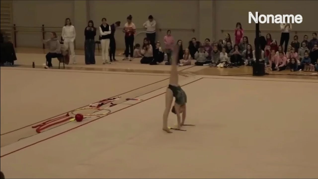 Stiliana Nikolova Clubs New Routine 2025 Bulgaria National Team Control Trainin #rhythmicgymnastics