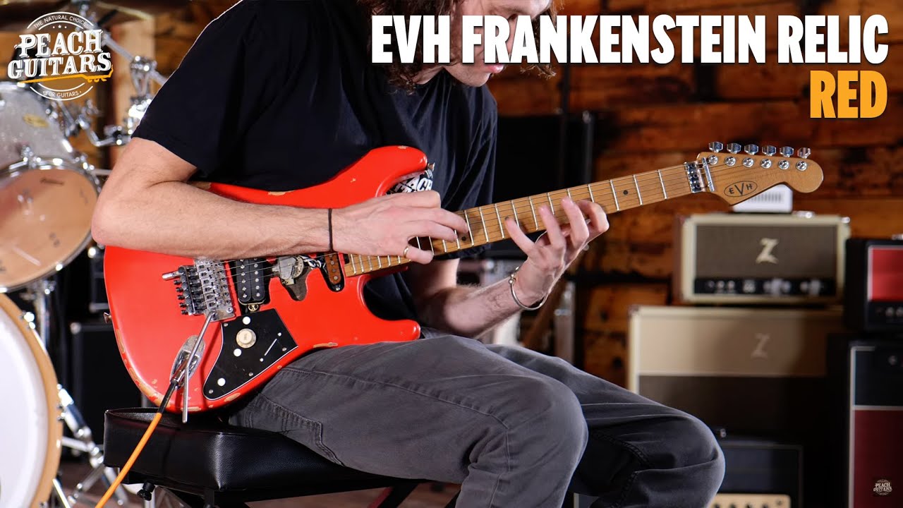 No Talking...Just Tones | EVH Frankenstein Relic Series | Maple - Red