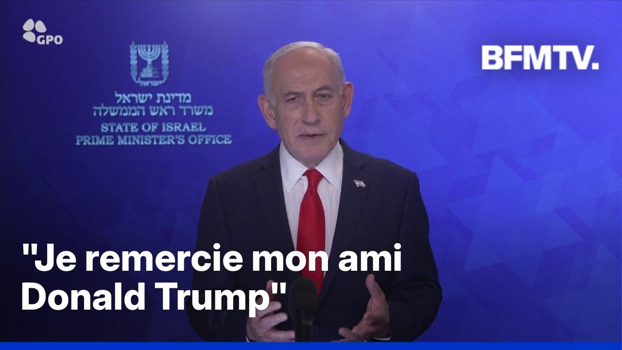 Frappes en Iran: Benjamin Netanyahu, Premier ministre d'Israël, fait le point sur la situation
