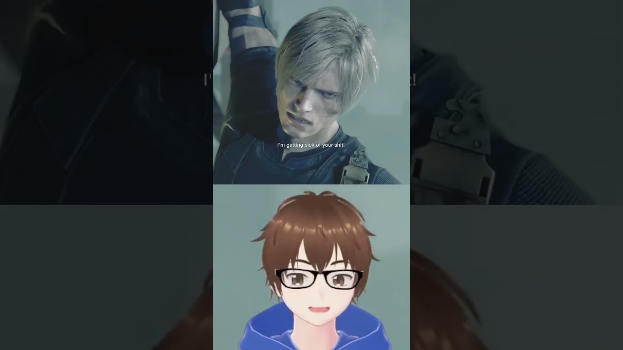 Defeating Saddler, the abomination #gaming #residentevil #shorts #residentevil4 #vtuber