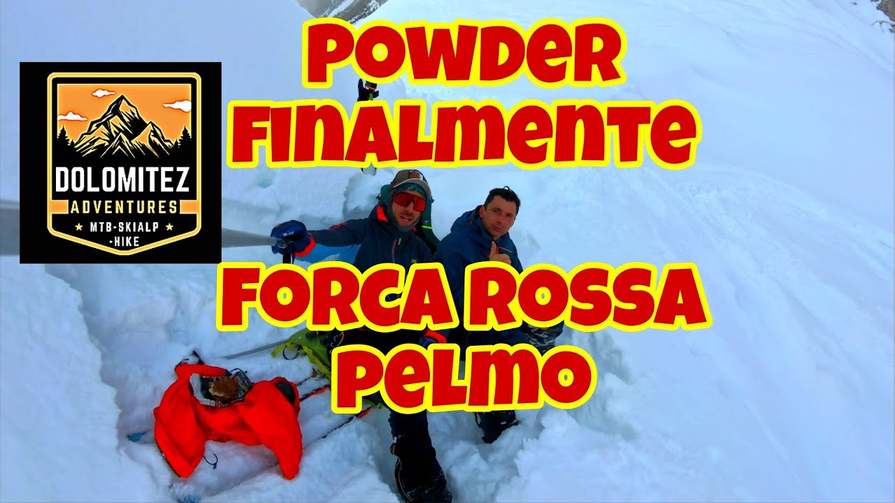Forca rossa del Pelmo scialpinismo finalmente polvere! 1 marzo 25
