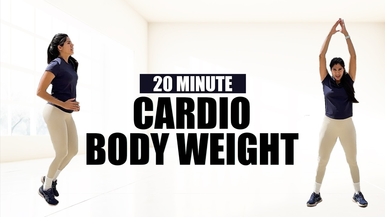20 Min Full Body Standing Cardio Workout | No Equipment, Circuits | Pregnancy Friendly