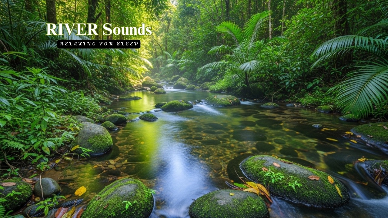 Peaceful Woodland River with Birds – Relaxing Sounds for Sleep & Focus
