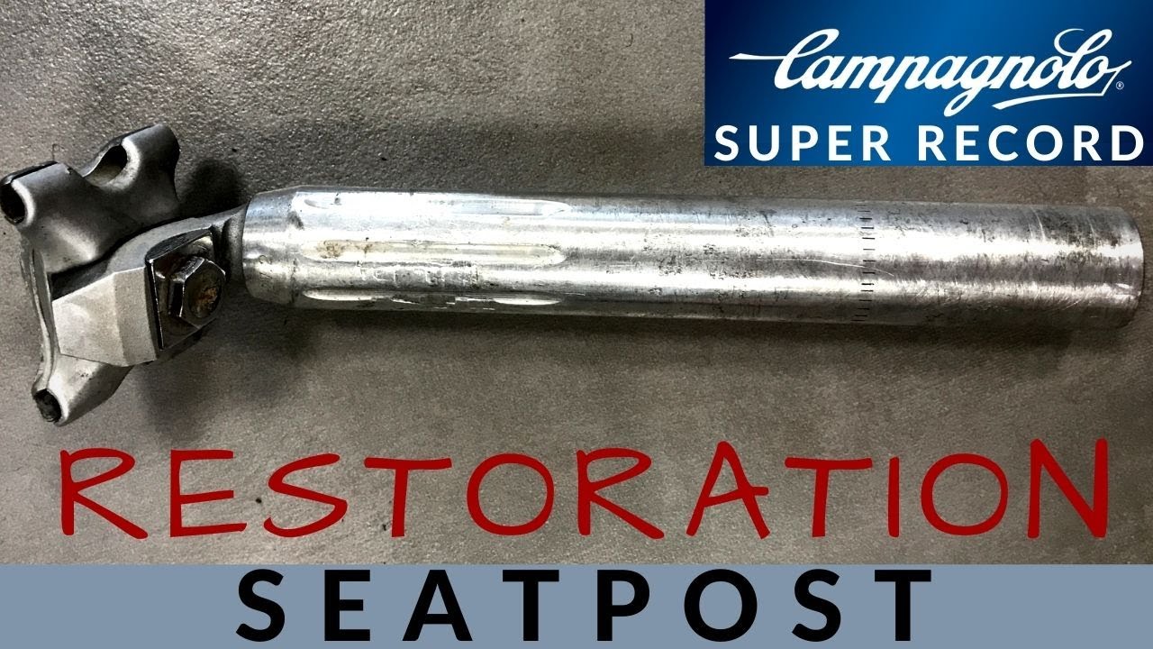 CAMPAGNOLO SUPER RECORD: Stunning restoration of a damaged seatpost