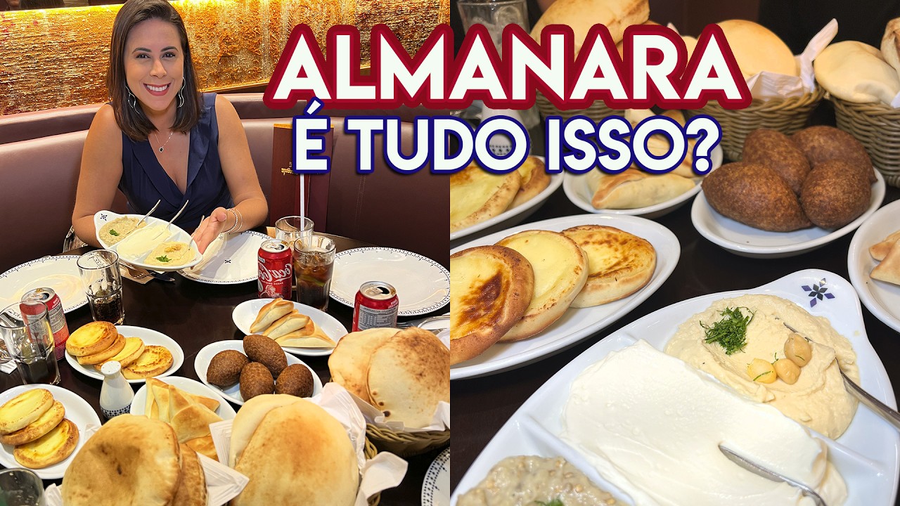 Almanara Restaurante Famoso de Comida Árabe, Vale o Preço?