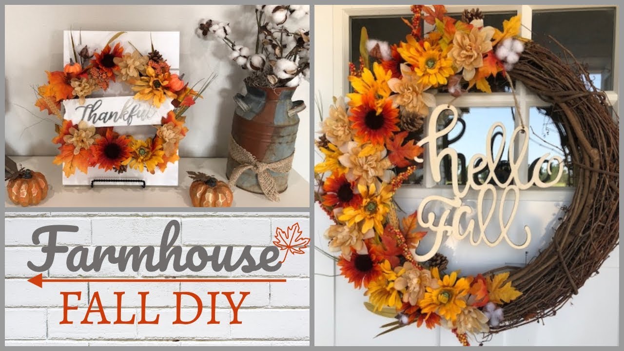 Fall Dollar Tree DIY | Wreath