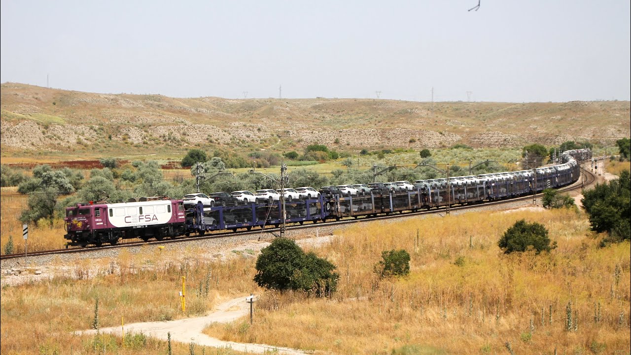 Trenes de mercancías y viajeros por Madrid, Renfe y Privadas. Junio 2025