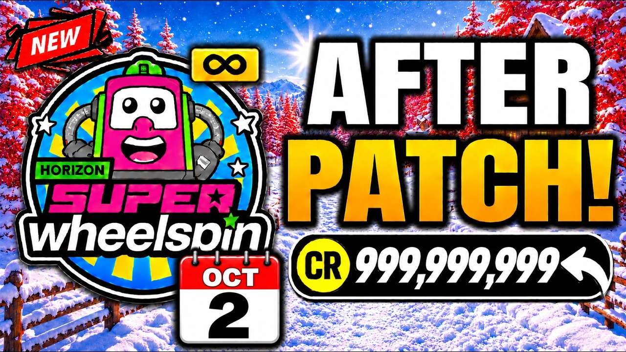 *AFTER PATCH* OCT 2!✅  New Super Wheelspins Farm Glitch! Credits Farm Glitch fh6/FH6 Glitches NEW