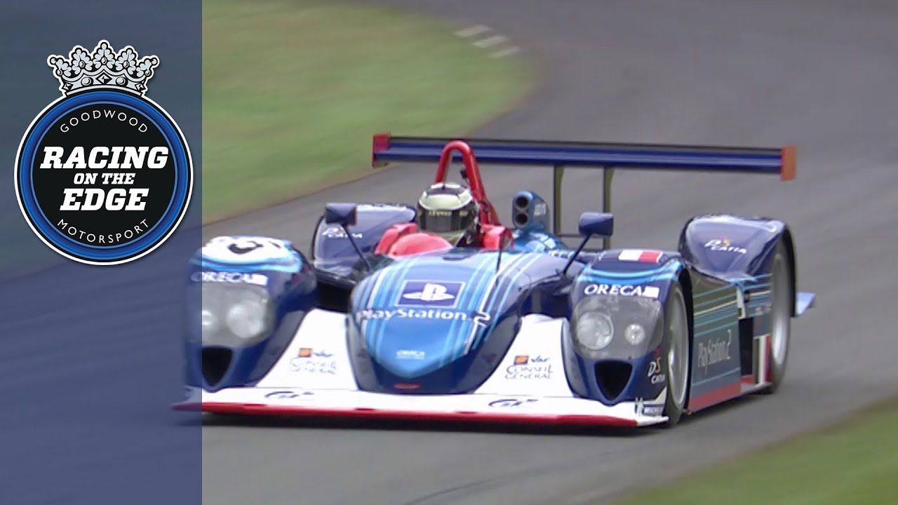 Screaming Dallara SP1 attacks the Goodwood hill