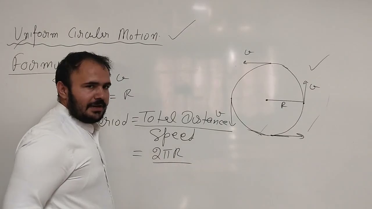 Uniform Circular Motion|Motion in Plane