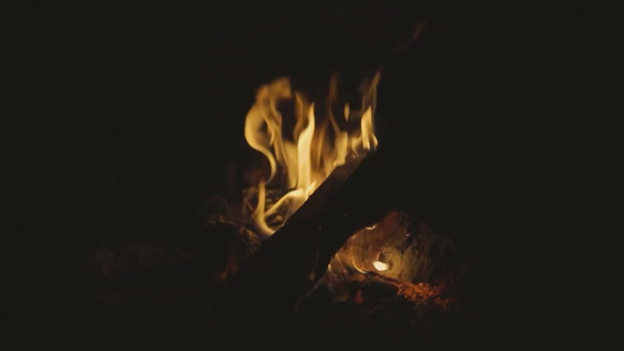 8h Night Fireplace | Mindful Evening Crackling Fire for Rest, Journaling, Deep Focus & Stress Relief