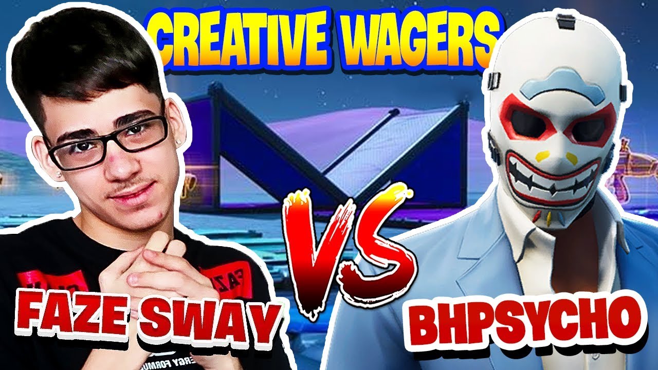 FAZE SWAY VS BH Psycho | 1v1 Creative wagers for $3000