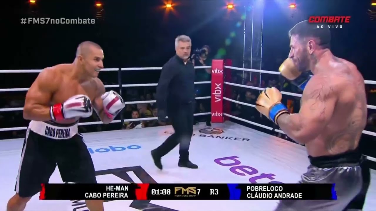 Pobre Loco & Cl&aacute;udio Andrade vs He-Man & Cabo Pereira | FMS7 LUTA COMPLETA